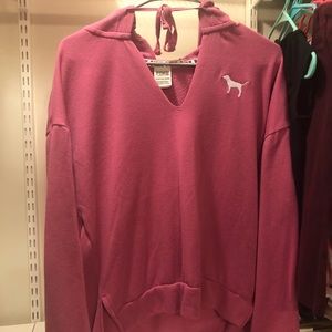 pink hoodie!!